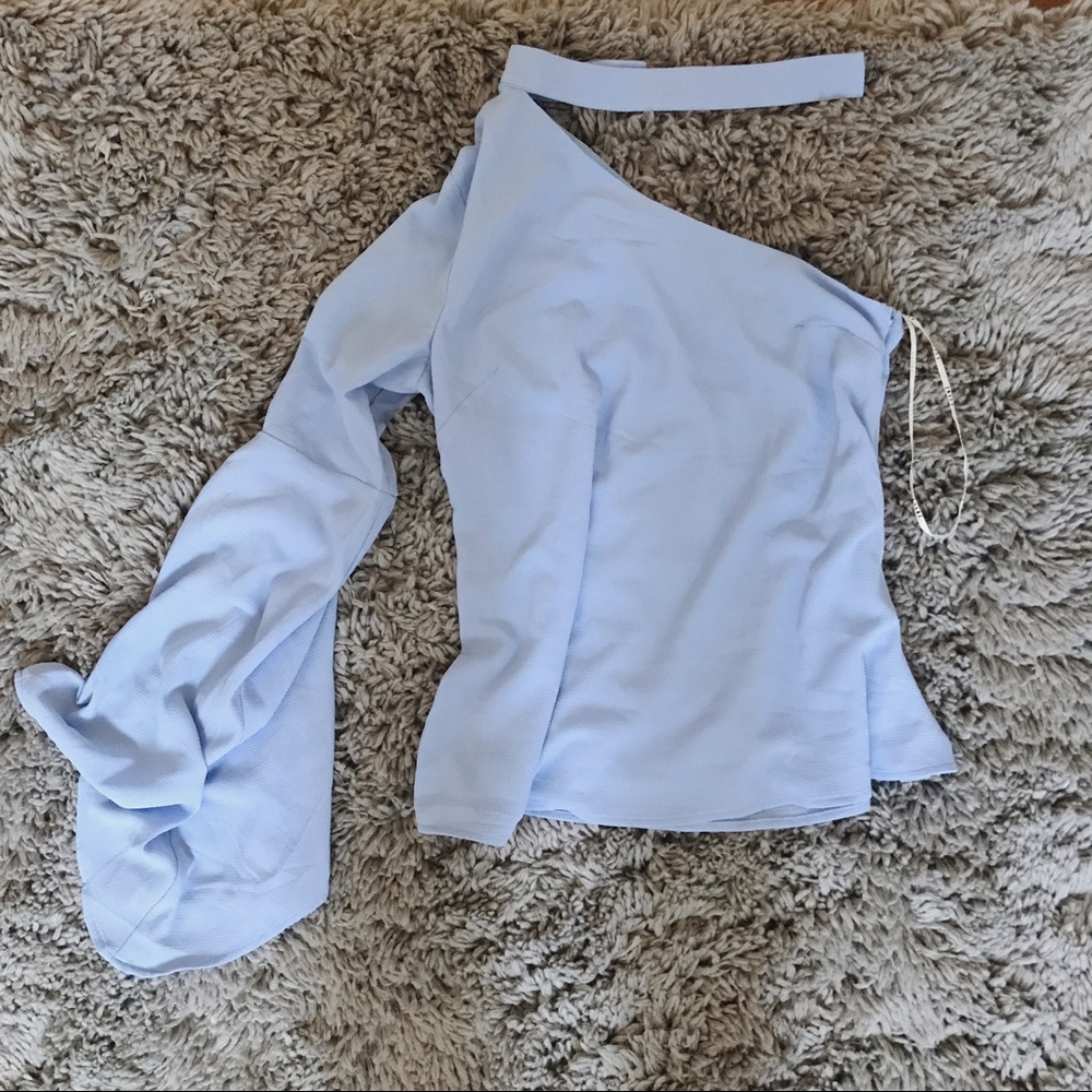 One shoulder Chocker Top